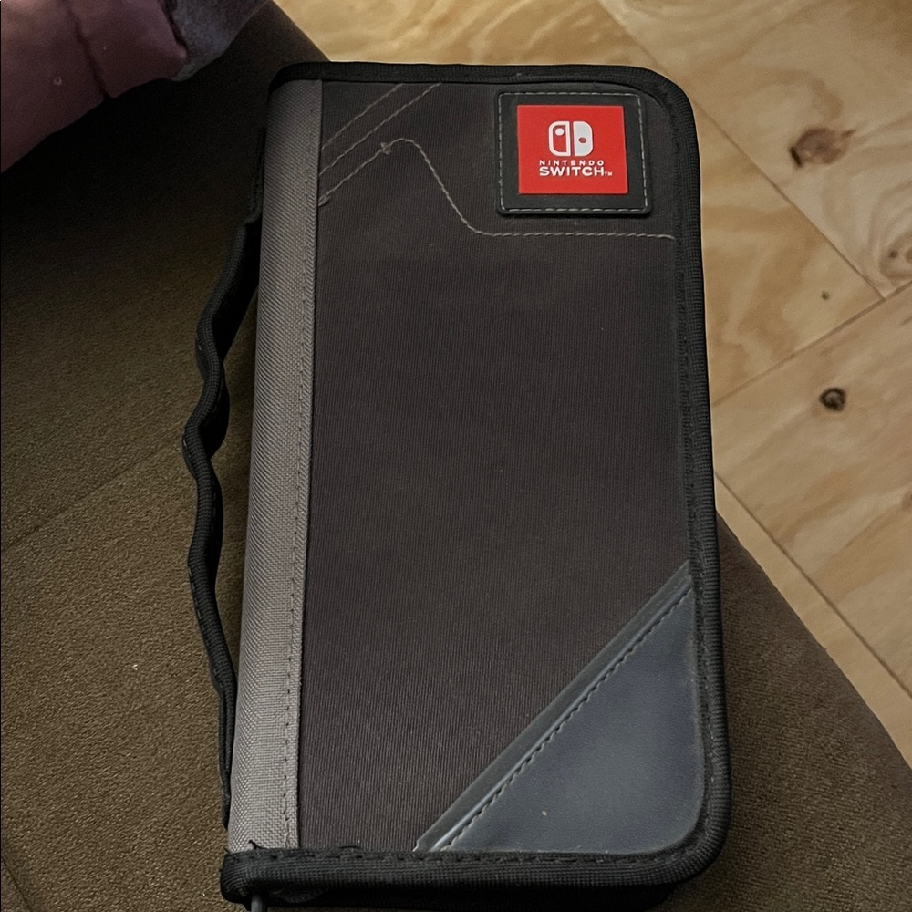 Nintendo Switch Black and Gray Travel Case